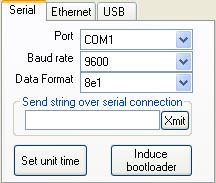 Configure Communications Port Download Software to the Terminal 7.1.1 Serial Port Settings Click the Serial tab to set up a serial port. 7.1.2 Ethernet Port Settings Port From the drop-down list, select the port used to communicate with the Qlarity-based terminal (e.