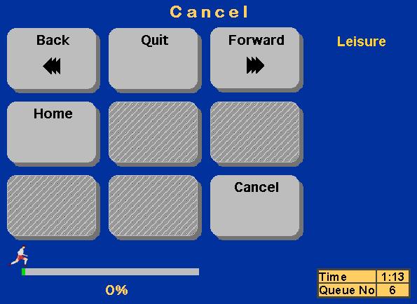 Figure 3.8 Cancel screen in the one-to-one mapping interface.