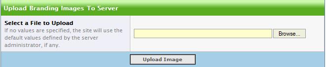 Service Administration Pages Upload An Image To upload an image click on the Browse button and navigate to the image you