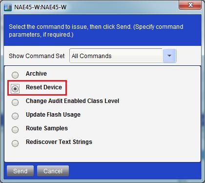 Issue a Reset Device command. After a few minutes, the network engine comes back online with the Windows firewall disabled.