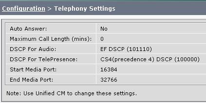 Quality of Service DiffServ Configuration on Cisco TelePresence Endpoints BRKCRS-2501 Campus QoS Design Simplified BRKUCC-2843 Call Admission Control and Quality of Service for Collaboration