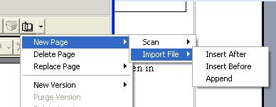 Move multiple pages from one document to a new document WX 11. Click the Page Menu button. 12.