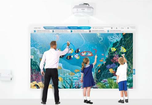 EDUCATION INTERACTIVE As the best-selling projector manufacturer in the world, Epson has a solution for every education scenario.