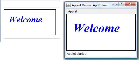 Java Applets Graphics.setColor allows us to set the foreground color for this graphics context. All subsequent graphics operations using this graphics context will use this color.