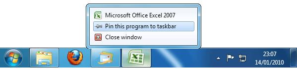 A new menu appears: In the image above, we have Microsoft Excel open.