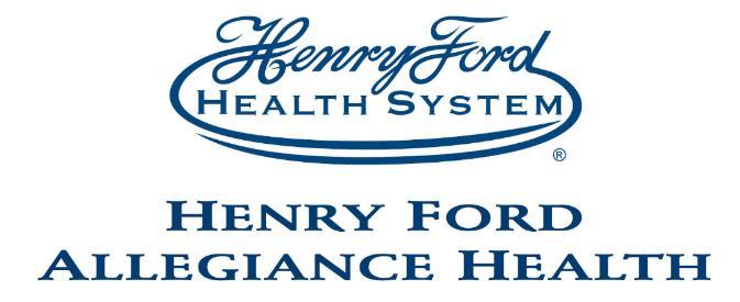 Henry Ford Allegiance Health Online Enrollment Guide What do you need to enroll online?
