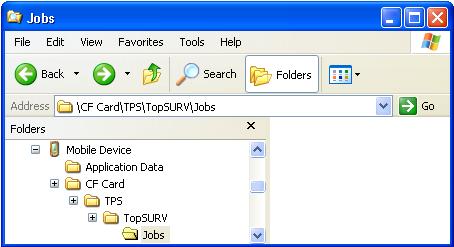 Exporting Data Files to a TPS Device 5. Paste, or drag-and-drop, the desired file(s) to the controller.