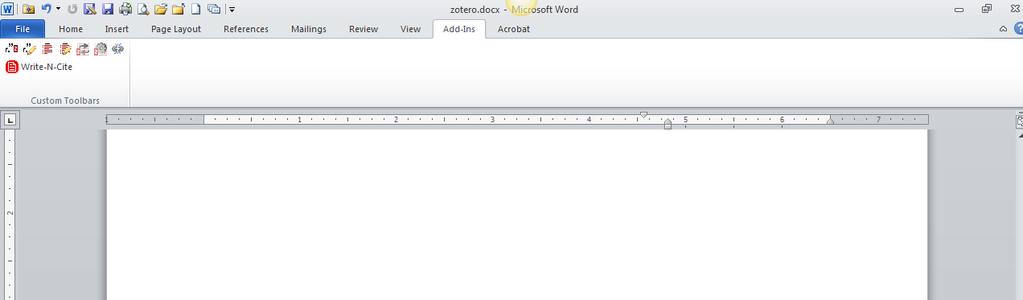 9. Open Microsoft Word. 10. In the ribbon, click Add-Ins. 10 11.