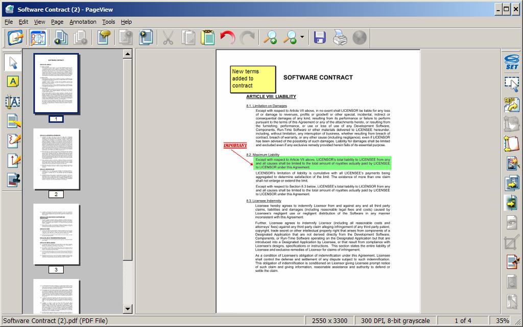 Working with epaper on the Desktop epaper is represented on the PaperPort desktop as PDF files. The PaperPort desktop displays all files as visual thumbnails (MS Office, PDF, TIFF, and JPEG).