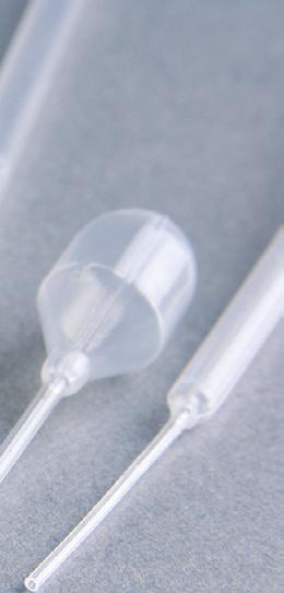 Yesterday, today and tomorrow Thermo Scientific Samco transfer pipettes have been the industry leaders for over 35 years Design Grips easily with latex gloves no slipping Clear graduated markings