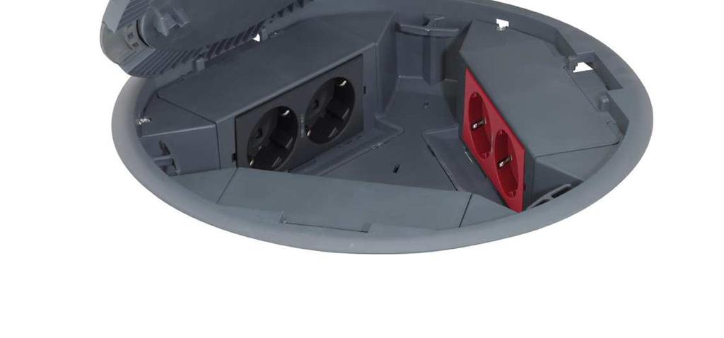 Dimensions Floor housings for electrical voice and data mechanisms It is the optimum