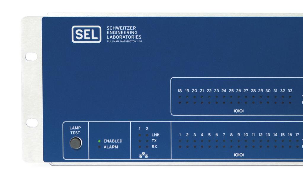 SEL-3530 Product Overview Ethernet activity indicators Exe-GUARD