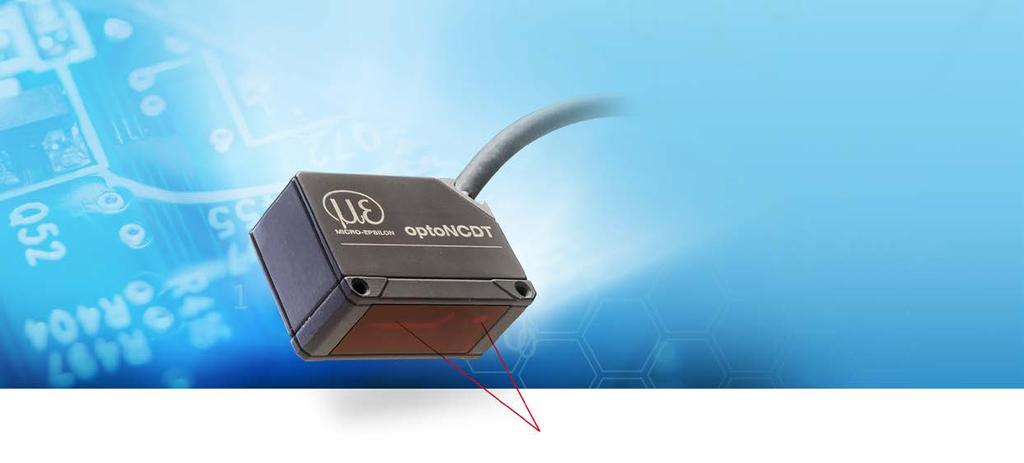 8 Compact laser triangulation displacement sensor optoncdt 1320 312Hz 375Hz 1000Hz Ideal for serial and OEM applications Compact design with integrated controller Measuring rate up to 2kHz Analog