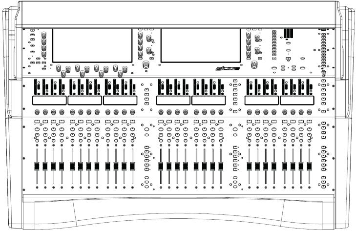 faders, 6 layers = 168 strips
