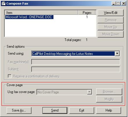 The QuickFax feature allows you to send a fax directly from the Print dialog box.