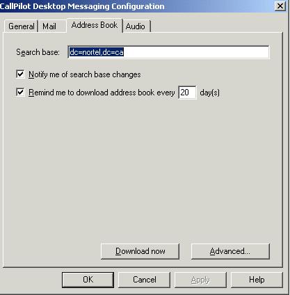 Changing your address book settings To view or change your Address Book settings Your administrator enters the default Address Book settings for you. You can change them if required.