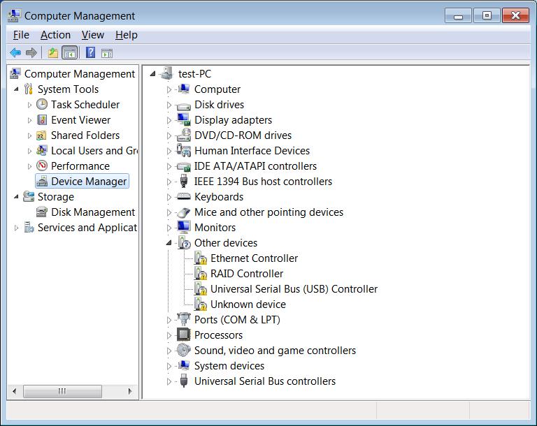 6 RocketRAID 600L Driver Installation 6.1 Driver installation - Microsoft Windows 7, Vista and Windows Server 2003, 2008 Installing the driver for an existing Windows operating system 1.