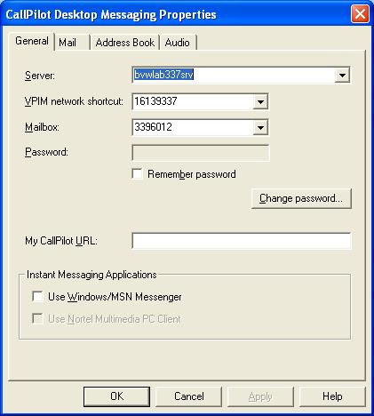 Instant Messaging The Instant Messaging feature allows you to start an Instant Messaging (IM) session through Microsoft Windows/MSN Messenger/Nortel Multimedia PC Client (MCS 5100) from a CallPilot