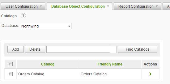 A catalog is a predefined collection of related data objects and columns. Catalogs are used to simplify data object selection for the end user.