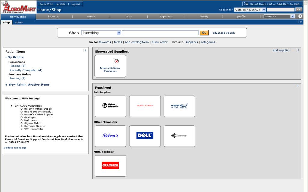LoboMart - Placing an Order from a Non-Catalog Vendor A non-catalog vendor does not have a catalog of products available