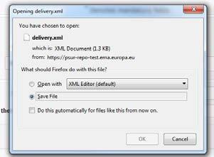Create delivery file screen (9/10) Enter the correct routing IDs. EMA routing ID can be selected from dropdown menu.
