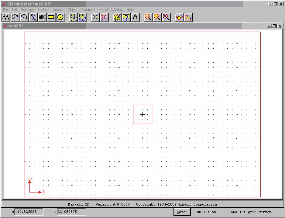 21 Step 2c The tools are basic drawing tools. We ll use the rectangle drawing function.