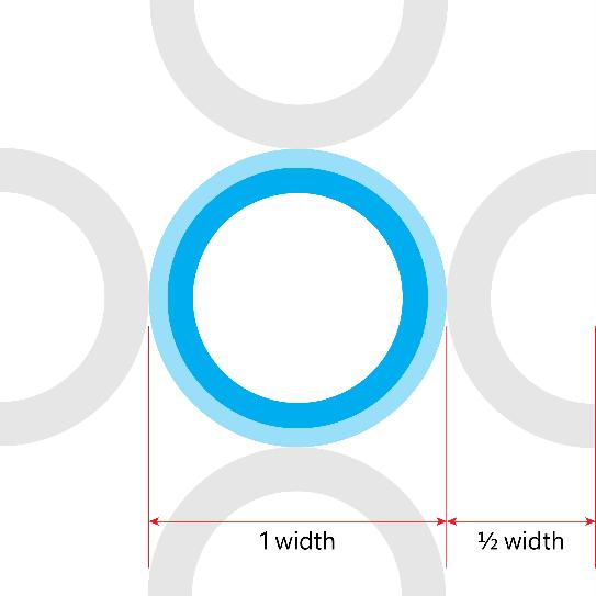 Respect Cortana s circle by giving it some space. When showing Cortana alongside other elements (e.g. other product visual elements, text, etc.