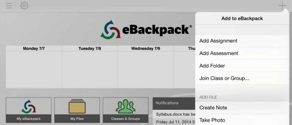 ebackpack ipad Teacher Guide Page 26 of 31 Automatically Graded Assessments Assessments, Quizzes, Tests, and Surveys ebackpack allows you to create and customize your own automatically graded