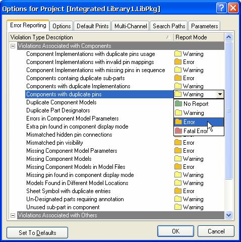 and warnings could be generated when the integrated library is compiled. 6.