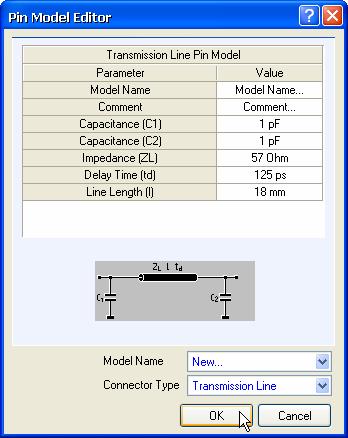 Signal Integrity tutorial Editing Pin Models It is possible to add or edit an existing pin model by specifying various electrical characteristics of that pin.