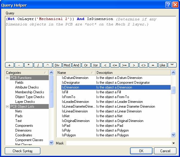 An Insider s Guide to the Query Language article The Query Helper Dialog support for designer-specified queries It is possible to enter queries directly into the List Panel, and sufficiently