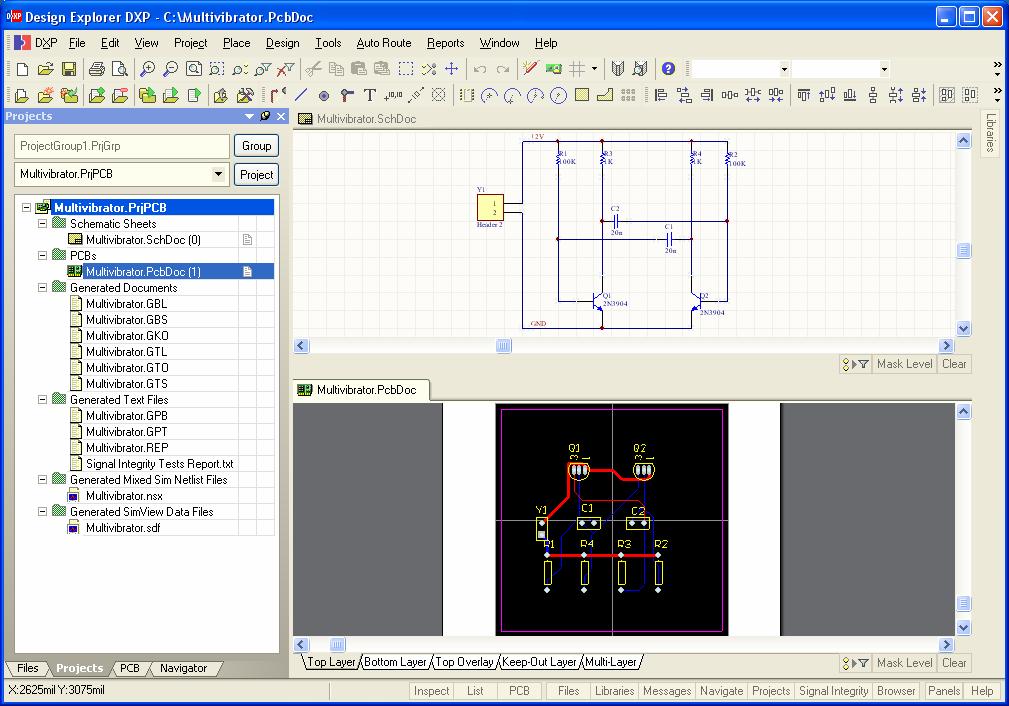 Design capture, simulation and layout an introductory tutorial As you create your design documents, you can easily switch between editors, for example, the Schematic Editor and the PCB Editor.