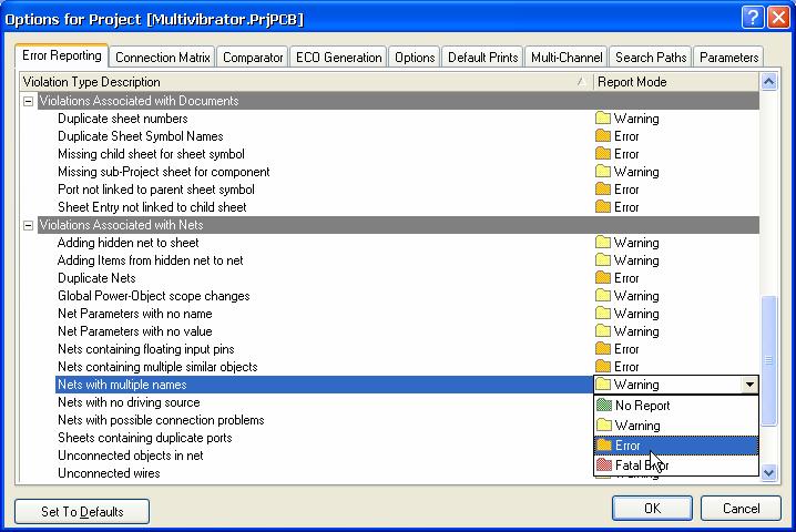 Design capture, simulation and layout an introductory tutorial All project-related options are set up through this dialog.