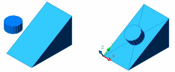 Trimačiai susiejimo metodai Sujungti modeliuojamus objektus vieną su kitu galima keliais būdais: naudojami būdingieji geometriniai taškai, kaip ir taikant dvimatį modeliavimą.