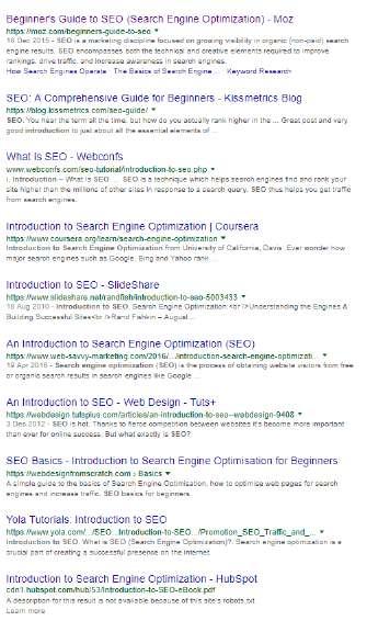 How do search engines work? Two parts to a search engine: 1.