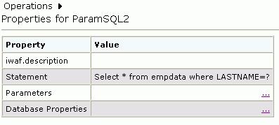 Creating XML Schemas or Business Services The Parameter Data Type selection information appears in the right pane. 5. Type a name for each parameter and select a data type from the drop down list. 6.