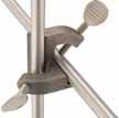 Ideal for holding clamps to lab-frames or ring stands. Material Min. to Max. Grip Aluminum 0 to 21 mm (0 to 0.