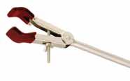 Extension arm attaches clamp head securely and offers easy positioning in the deepest fume hoods.