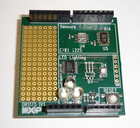 Chapter 1 Introduction to the Evaluation Kit Humidity/temperature sensor (of the type SHT1x) connected to the module on the carrier board, via DIO12 (data) and DIO17 (clock) on the module Light