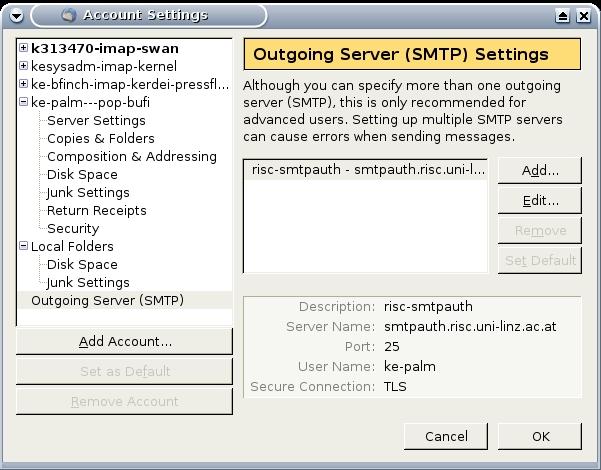 Setting the stmp