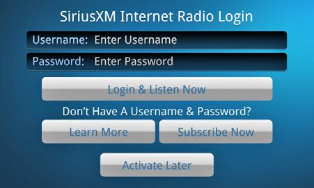 Subscription Options Lynx allows you to connect to SiriusXM Satellite Radio, SiriusXM Internet Radio, or both.