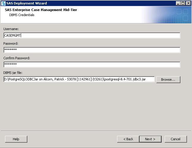 18 Chapter 3 Installing SAS Enterprise Case Management Display 3.