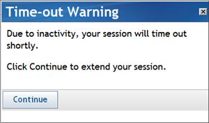 242 Appendix 2 Troubleshooting Session Time-Out Warning Message When you are working in SAS Enterprise Case Management, your session can expire.