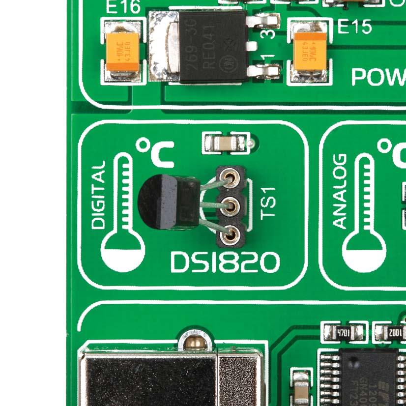 other modules DS80 - Digital Temperature Sensor DS80 is a digital temperature sensor that uses -wire interface for it s operation.