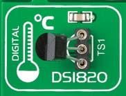 5V power supply for stable operation. It takes maximum of 750ms for the DS80 to calculate temperature with 9-bit resolution.