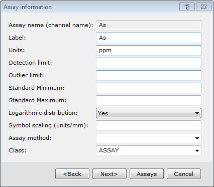 You will need to do this for each element in the standards database, but once done the attributes are stored in the database. 2.