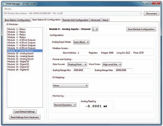 PDW Manager Software for Easier Setup PDW Manager allows you to program the PDW90 wireless base station and field units from a PC with a USB connection.