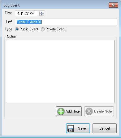 If a file is associated with the exhibit, the Open icon will become available on the Exhibits Tool toolbar; press this icon to view the file. 1.