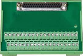 ] TB37BD: 37-pin screw terminal module (for making connections between the operator s panel and the PC) with a single terminal block for wire entry screw terminals