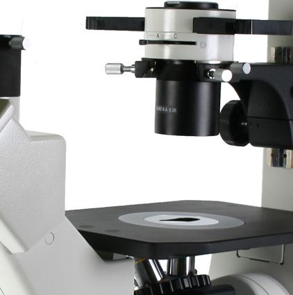 Inverted Infinity and Phase Contrast Microscope With a wide range of features for university and laboratory use, this advanced research microscope features infinity corrected and phase